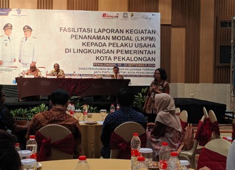 Pemkot Pekalongan Fasilitasi Laporan Kegiatan Penanaman Modal Bagi