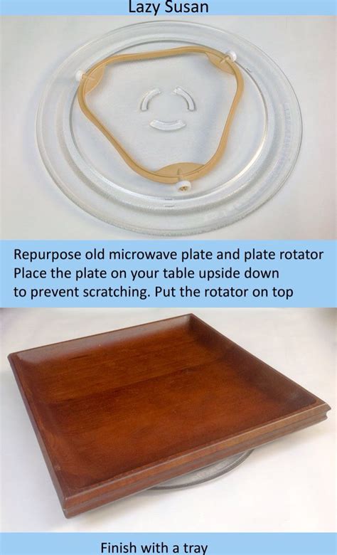 Lazy Suzan Microwave Plate Lazy Susan Repurpose Tray