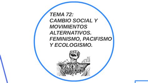 Tema Cambio Social Y Movimientos Alternativos Feminismo By Santi