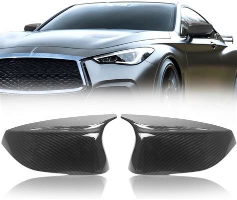 Amazon Real Carbon Fiber Replacement Side Mirror Caps Ox Horn