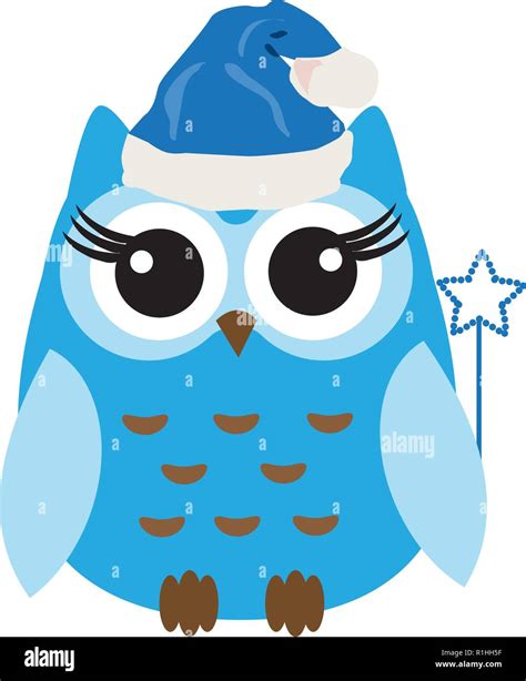 Cute Winter Owl Clipart