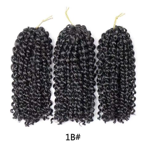 3pcs Marlybob Crochet Trança De Crochê Cabelo De 8 Polegadas De