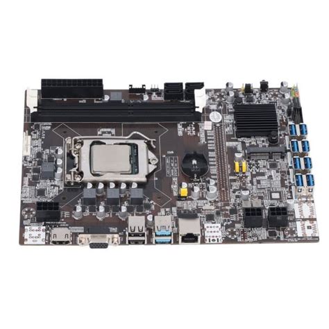 JUZ cartes mères PCIE Miner Carte mère DDR3 Miner LGA 1155 8 USB3 0