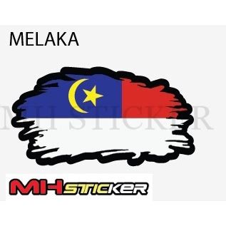 Malaysia State Flags Negeri Bendera Vinyl Cutting Potong Stickers