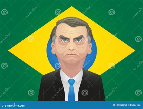 17 De Outubro De 2018 Caricatura De Jair Bolsonaro Na Frente Da