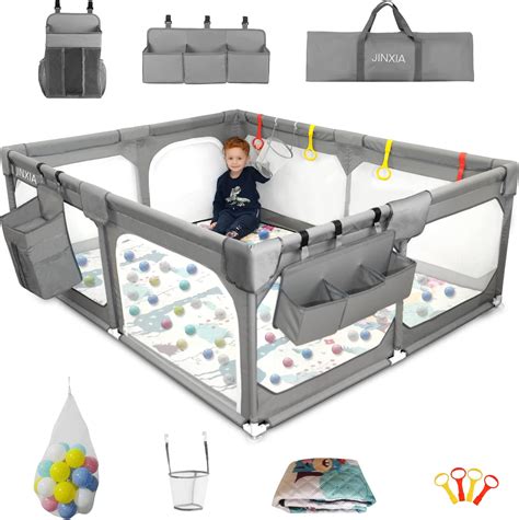 Amazon Baby Playpen With Mat 75 59 Extra Large Playpen For