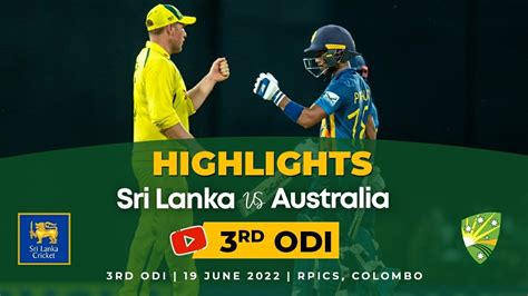 Sri Lanka complete highest chase at Premadasa | 3rd ODI Highlights | Sri Lanka vs Australia 2022 ...