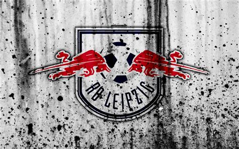 Download wallpapers FC RB Leipzig, 4k, logo, Bundesliga, stone texture, Germany, RB Leipzig ...