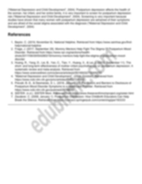 SOLUTION: The importance of diagnosing and treating postpartum