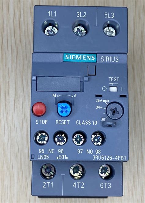 SIEMENS Thermal Overload Relay 3RU6126 4PB1 30 36A EBay