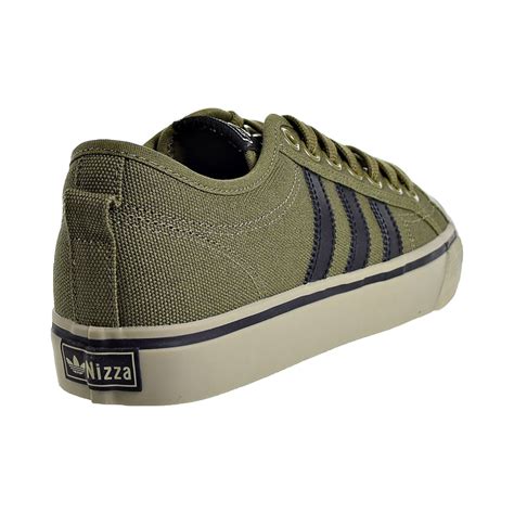 Adidas Nizza Mens Shoes Olive Cargocore Blacktech Beige Sports Plaza Ny