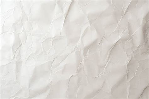 Crumpled Sheet Of White Paper Free Texture