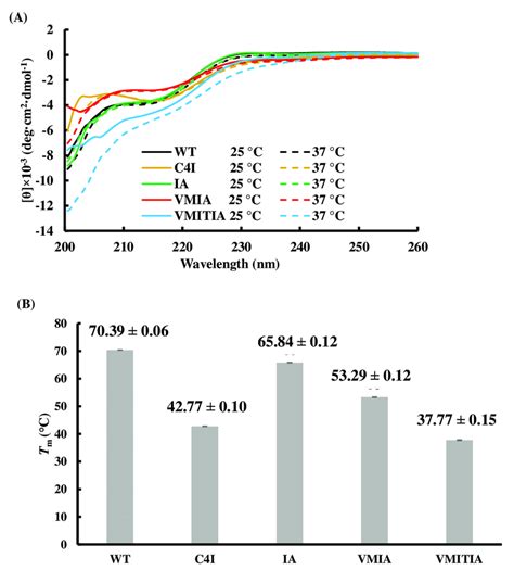 Thermal Stability Of The DENV3 ED3 Variants A Far UV CD Spectrum Of