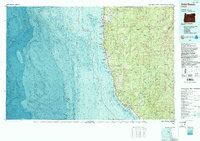 1993 Map Of Gold Beach OR High Res Pastmaps