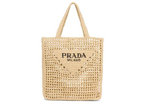 Actualizar 61 Imagen Prada Raffia Tote Tan Abzlocal Mx