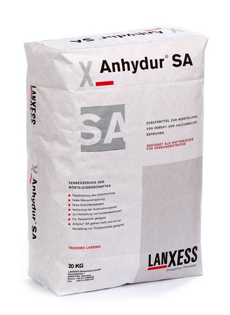 Estrichzusatz Anhydur Sa Lanxess Deutschland Anhydrit Heinze De