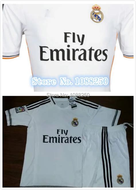 Fly Emirates New 2015 2016 Embroidery Uniform AC Milan Soccer jersey ...