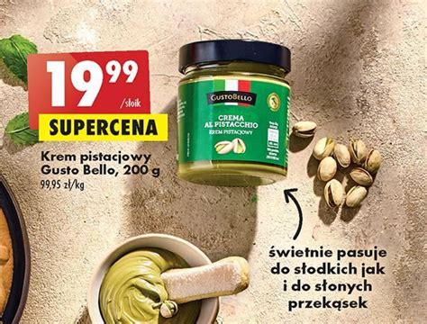 Promocja Krem Pistacjowy Gustobello W Biedronka