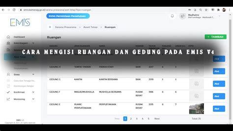 Cara Mengisi Sarpras Gedung Dan Ruangan Pada EMIS V4 YouTube