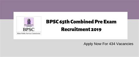 Bihar Bpsc Combined Th Mains Online Form Apply Bpsc Bih