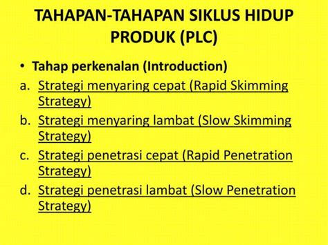 Siklus Hidup Produk PPT