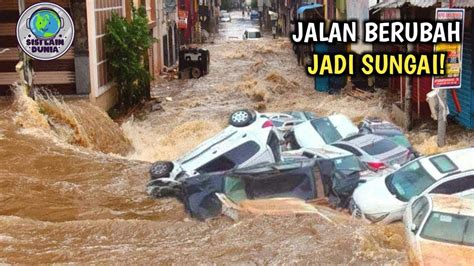 BARU SAJA BADAI DAHSYAT BANJIR TENGGELAMKAN KOTA BATAM JALAN JADI