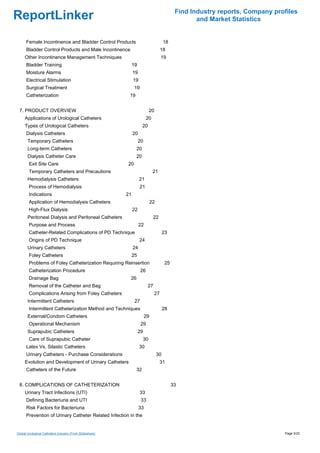 Global Urological Catheters Industry | PDF