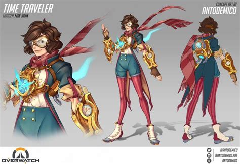 Steampunk Tracer Fan Skin Overwatch Skin Concepts Overwatch Hero