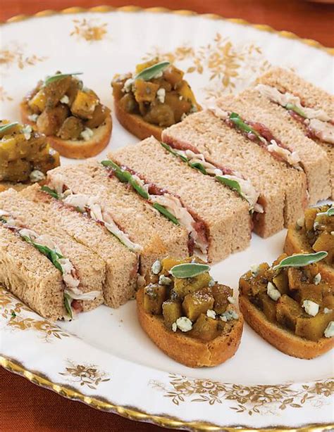 Turkey Tea Sandwiches Teatime Magazine