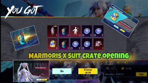 Marmoris X Suit Crate Opening Bgmi New X Suit Crate Opening Bgmi