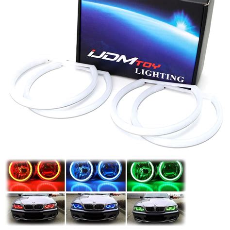 Multi Color RGB LED Angel Eye Halo Rings For BMW E39 E46 3 5 7 Series