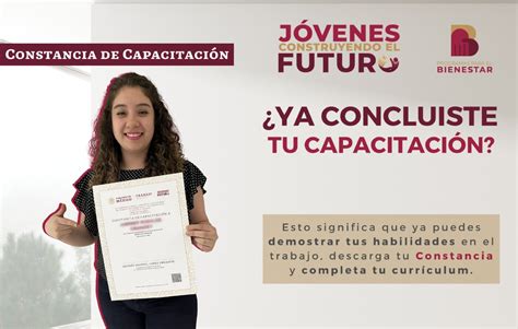 Constancia J Venes Construyendo El Futuro Conoce C Mo Descargarla