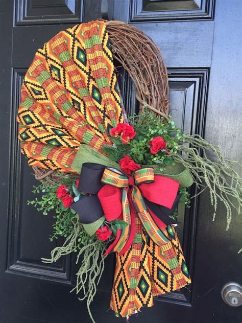 Juneteenth Decor African American Wreath Juneteenth Black Etsy