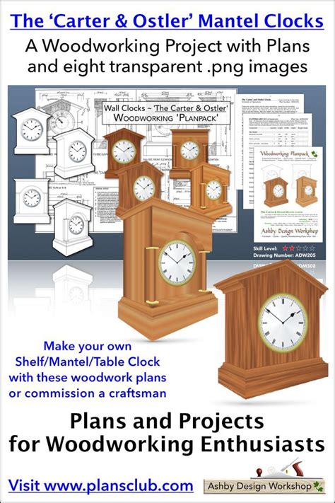 Shelf Mantel Or Table Clock The Carter Ostler Woodworking Plans