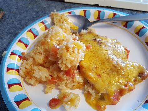 Nacho Cheesy Pork Chop And Rice Bake The Poor Mum S Palace