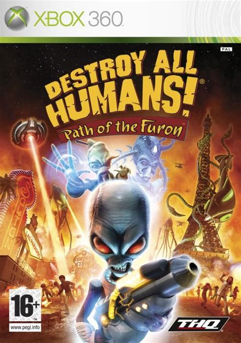 Car Tula Oficial De Destroy All Humans Path Of The Furon Xbox