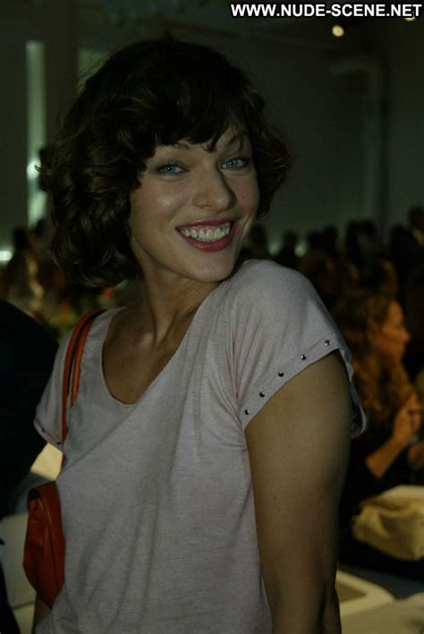 Milla Jovovich No Source Celebrity See Through Posing Hot Nude Scene