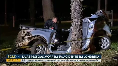 2 pessoas morrem e outras 2 ficam feridas após carro perder controle em