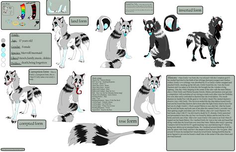 Emilys New Ref Sheet By Drappingmalice On Deviantart