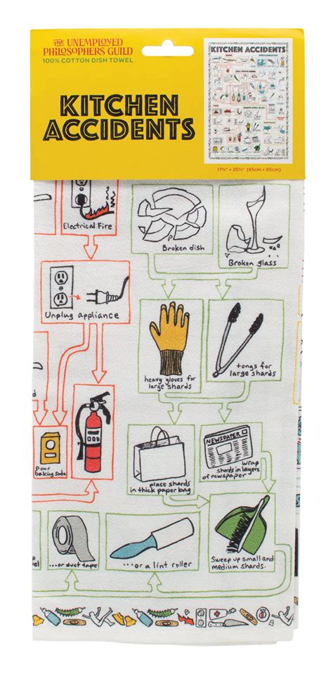 Kitchen Accidents Dish Towel – The Unemployed Philosophers Guild