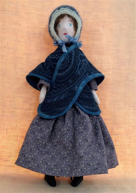 19th C Style Woolen Mantle For Your Doll Etsy