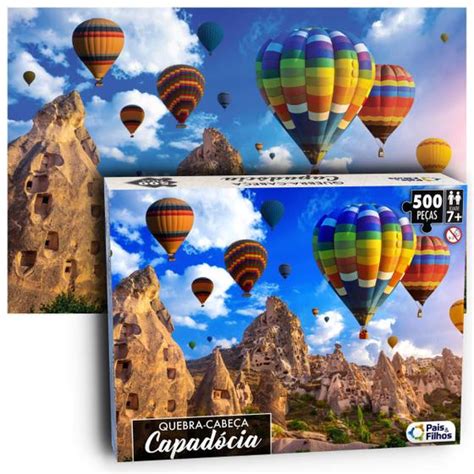 Jogo Quebra Cabe A Bal Es De Pe As Paisagem De Capadocia Pais E