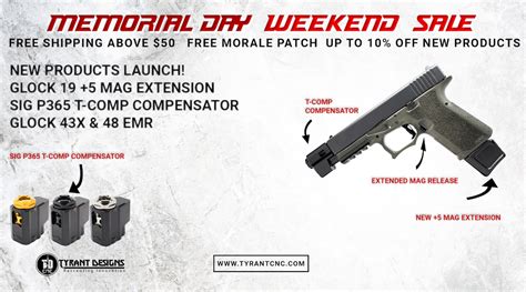 Memorial Day Sales And New Product Launches At Tyrant Cnc Jerking The