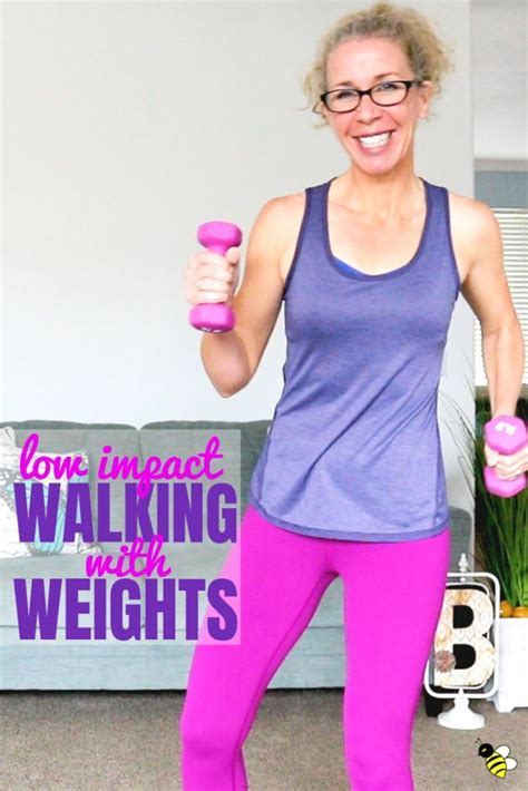 20 Minute Low Impact WALKING with WEIGHTS Workout for Women over 50 ⚡️ ...