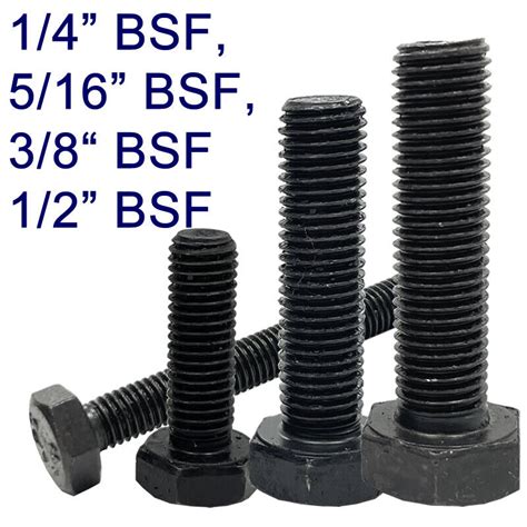 BSF High Tensile Fully Threaded Grade R Set Srews Bolts 1 4 5 16