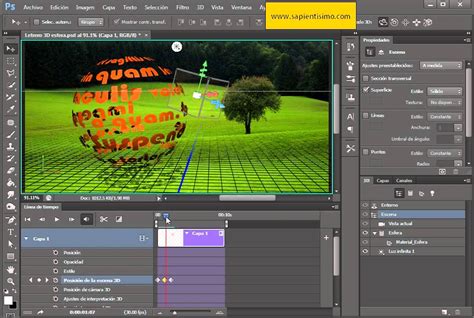 Cómo Crear Animaciones 3d En Photoshop Y Cómo Renderearlas Youtube