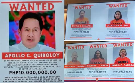 Nothing Wrong With P15 Million Bounty For Quiboloy And Associates