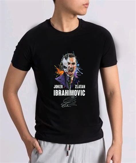 Official Joker Zlatan Ibrahimovic Signature Shirt Hoodie Sweater