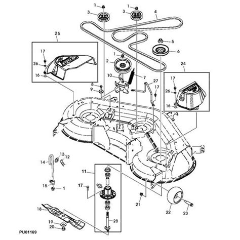 John Deere 145 Parts Diagram John Deere La145 Belt Routing D