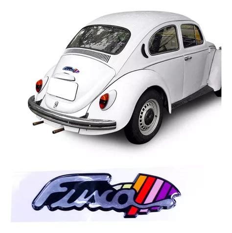 Emblema Adesivo Fusca Itamar Resinado Modelo Original Parcelamento